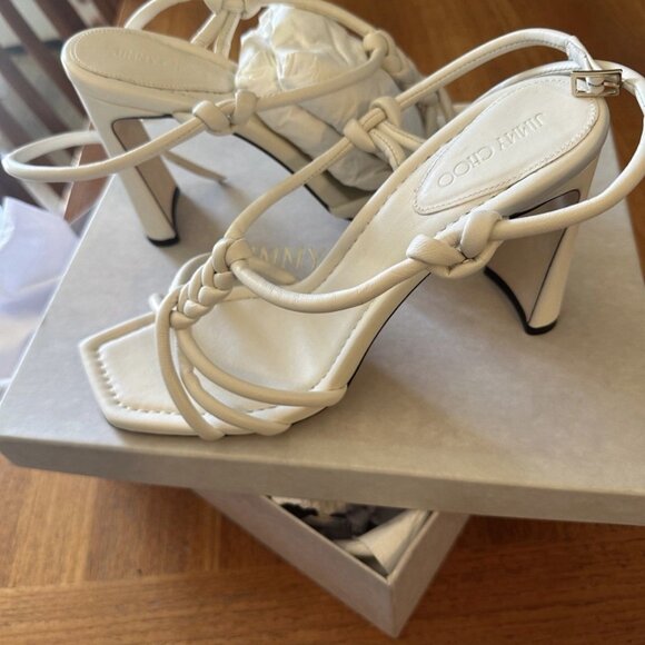 Jimmy Choo Napa Leather Heels - Picture 3 of 7